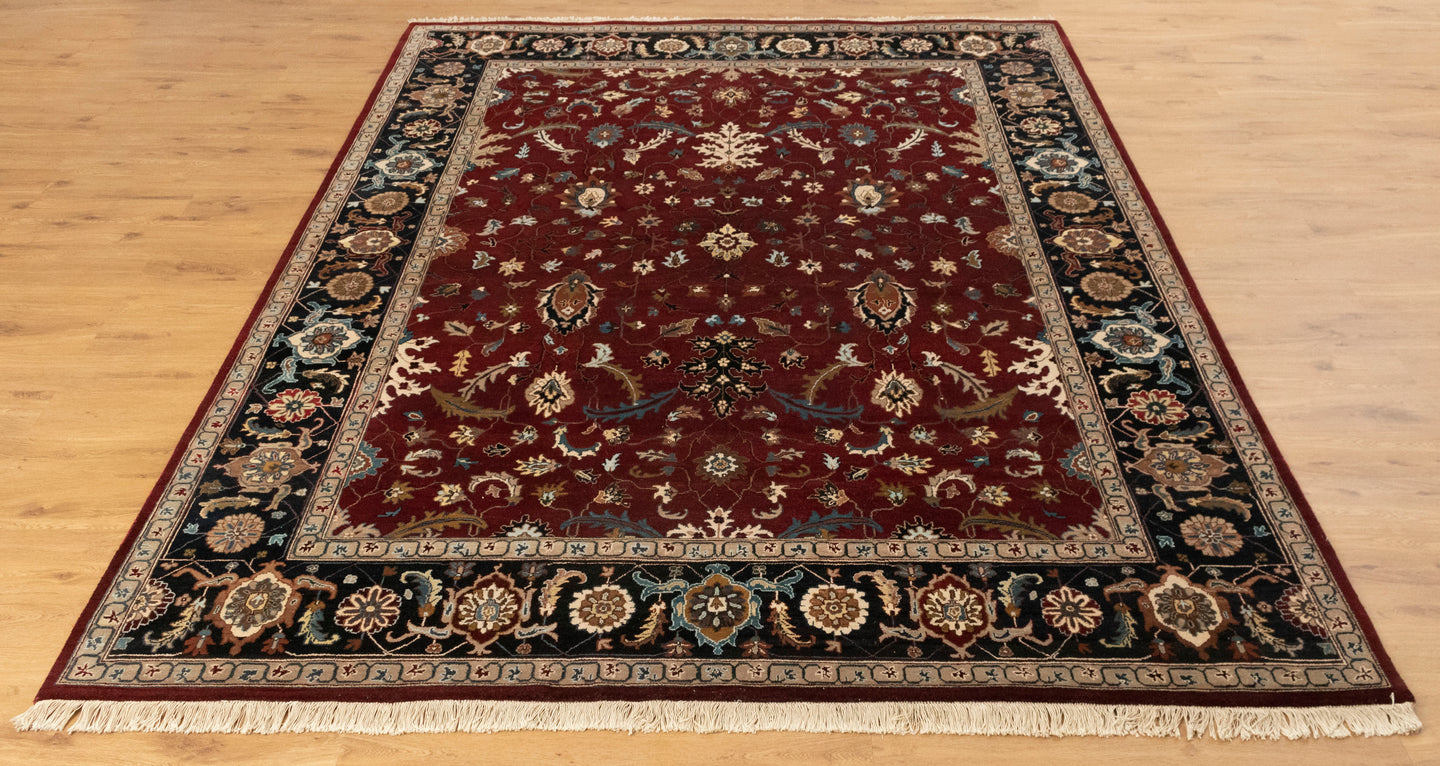 8x10 Turkish Persian Oriental Classic handmade Vintage Area Rug | Shritija Rugs | Designer Rugs UK Online
